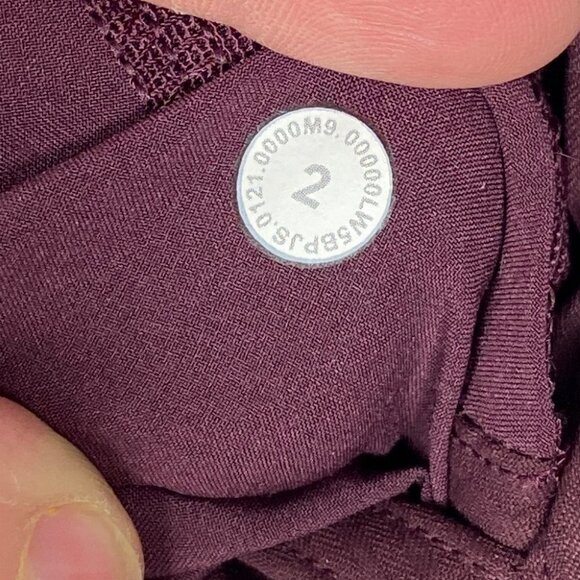 Lululemon 2021 Dance Studio Jogger Pants Size 2 Burgundy Yoga Track Pant Purple - Picture 7 of 11